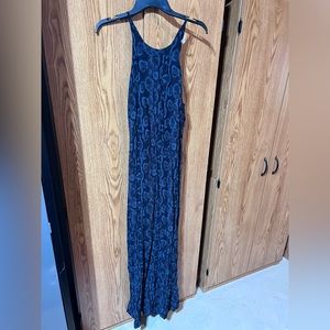 Snake Print Maxi Dress